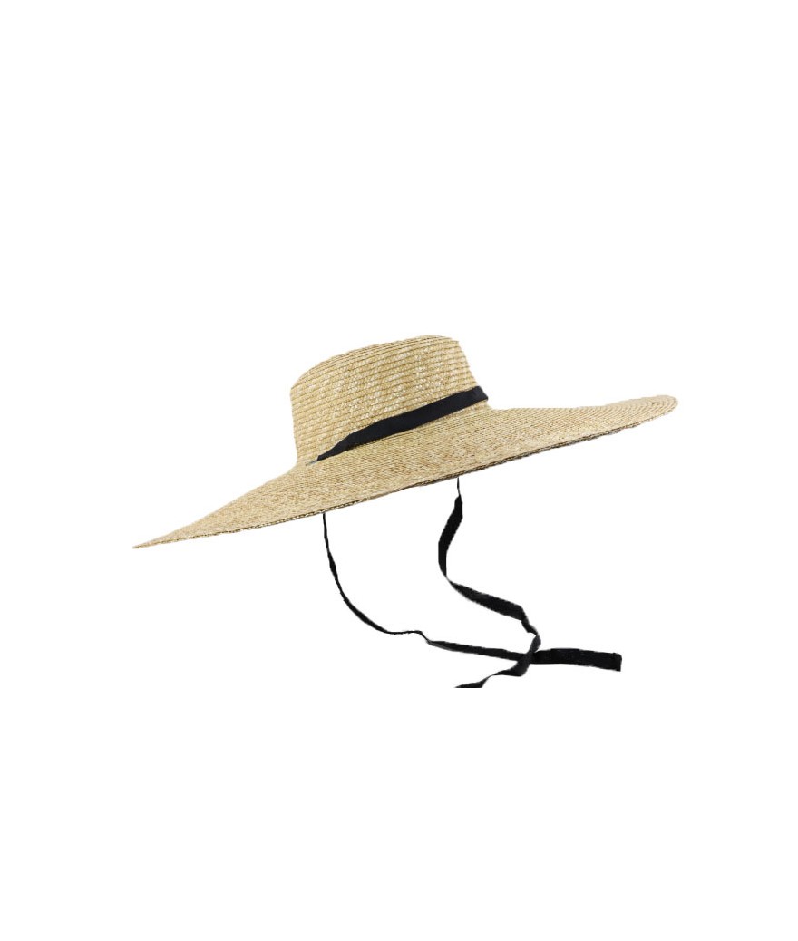 Duo De Chapeaux Miniatures Niçois Pour Poupée – Paille Tressée, Vers 1920 – France
