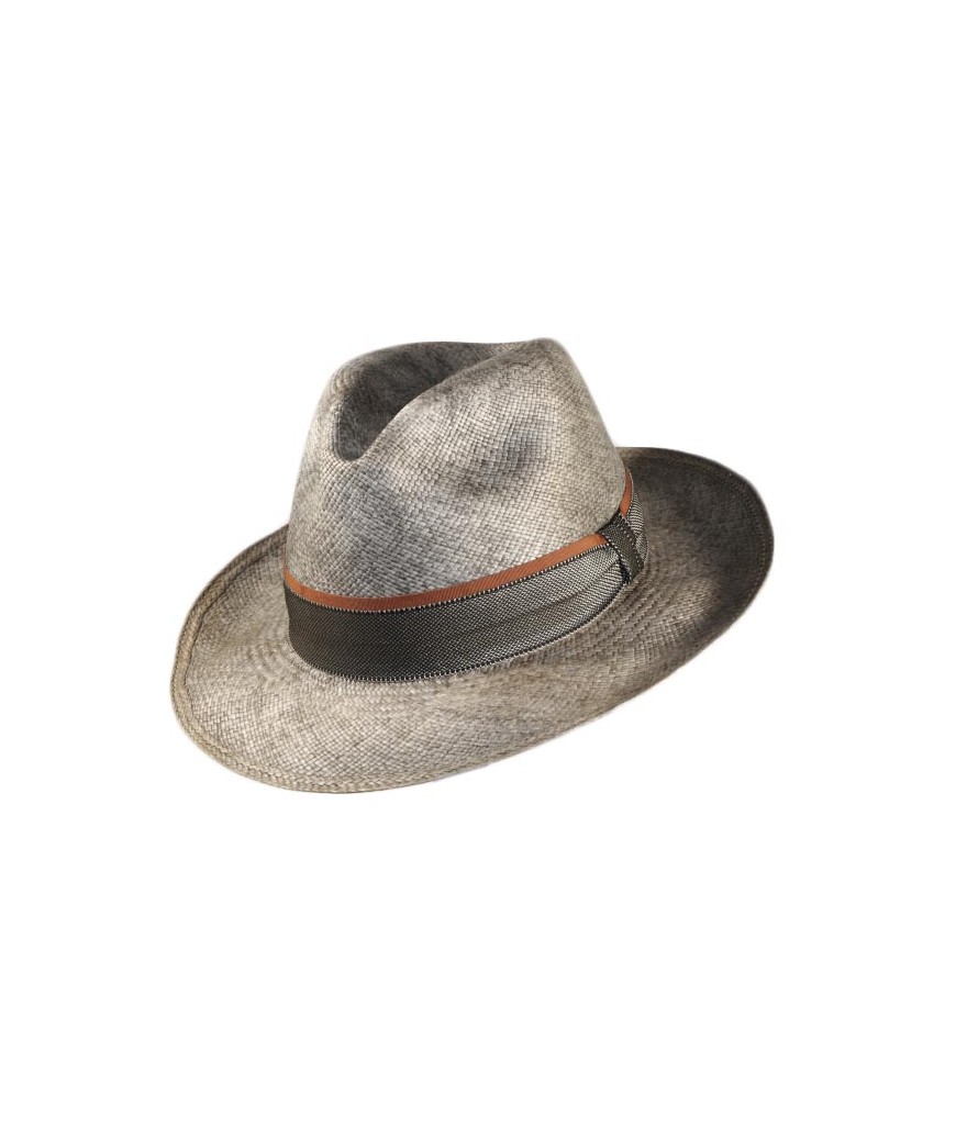 ORIGINAL PANAMA CHAPEAU FEDORA PLOMB