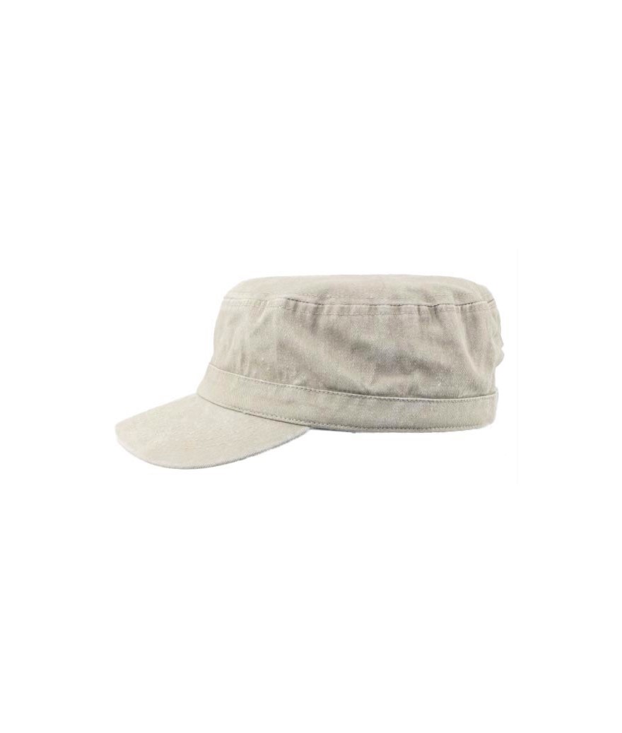 CASQUETTE CUBAINE COTON DELAVE BEIGE