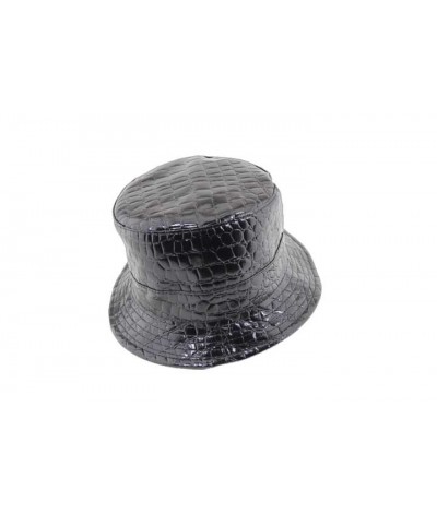 CHAPEAUX DE PLUIE FEMME NOIR DOUBLURE ECO FOURRURE