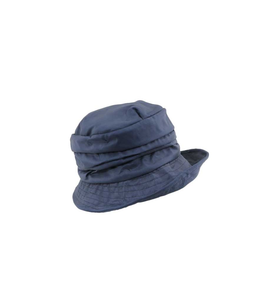 Casquette de pluie bleu marine femme