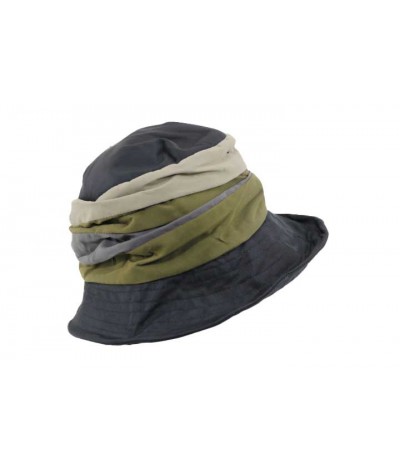 CHAPEAUX DE PLUIE FEMME NOIR DOUBLURE ECO FOURRURE