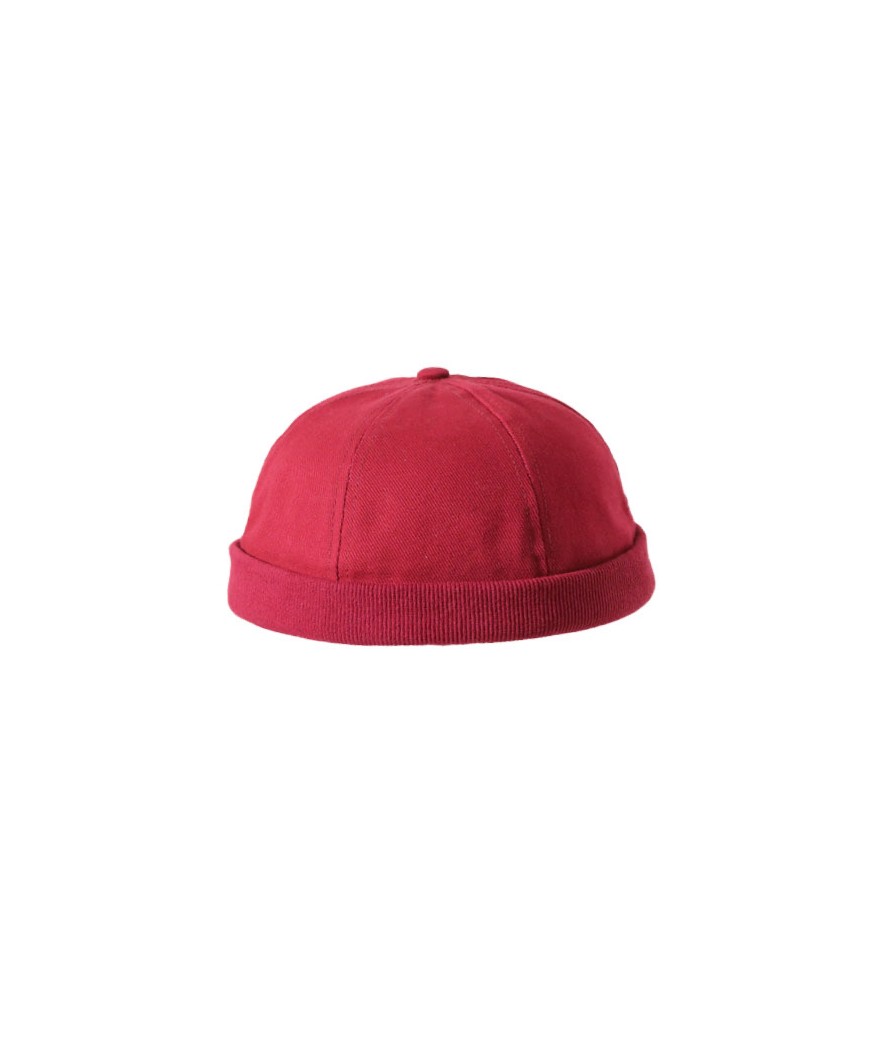 DOCKER ROUGE BONNET MARIN COTON