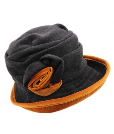 Chapeau femme laine bouillie gris, bonnet Beret hiver retro livré 48h!